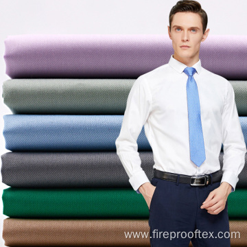 Fireproof Cotton-Acrylic Blend Fine Twill Elastic Fabric